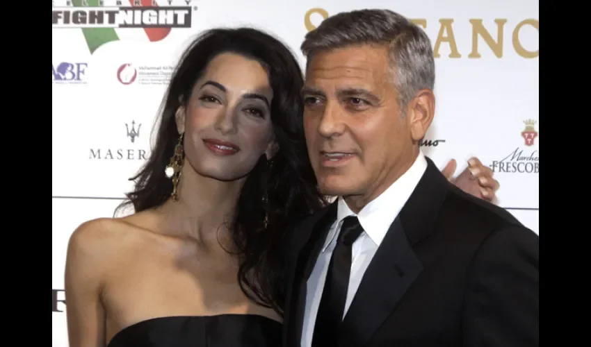 Amal Alamuddin y Geroge Clooney 