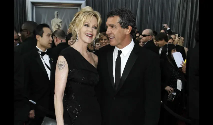 Antonio Banderas y  Melanie Griffith