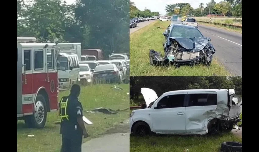 Accidente de tránsito en La Victoria de Boquerón, Chiriquí 