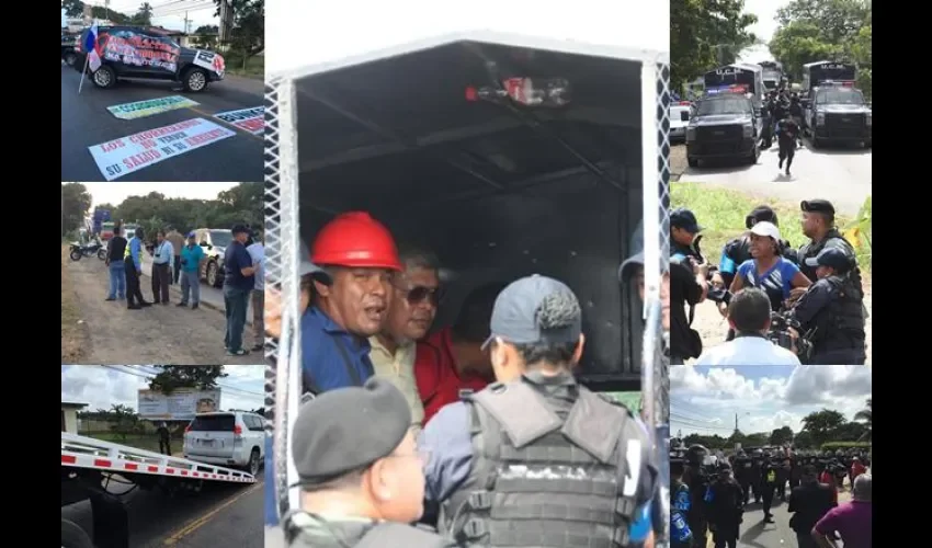 Protesta en La Chorrera