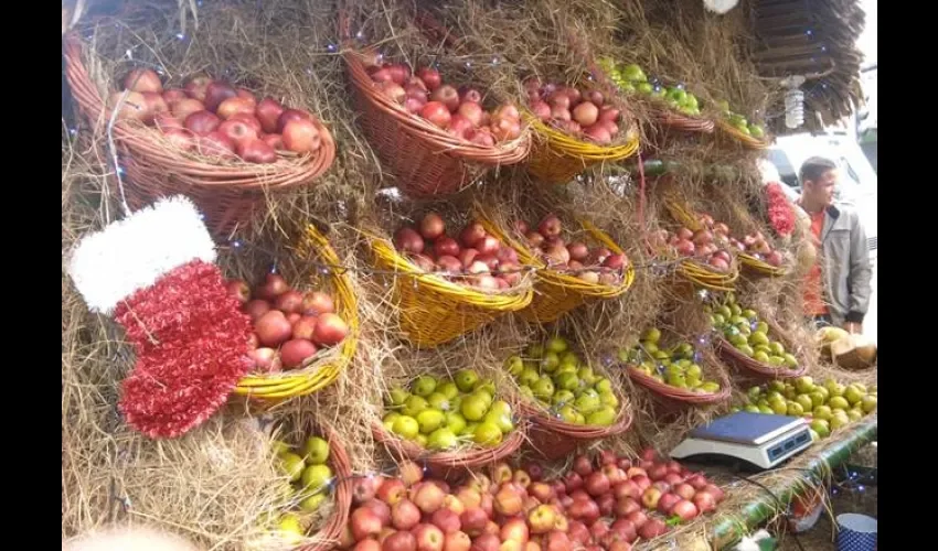 Árbol de Navidad de uvas