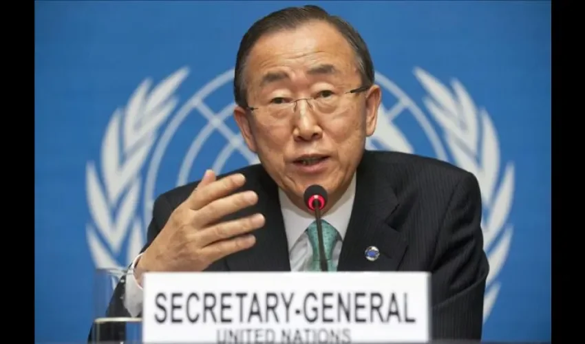 Ban Ki-moon, secretario general de la ONU 