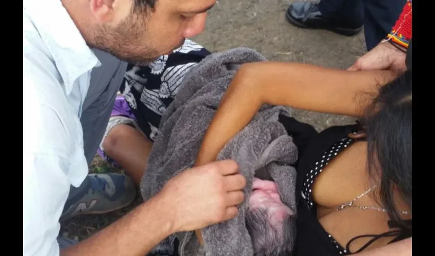 La indígena desconocía el tiempo de gestación.