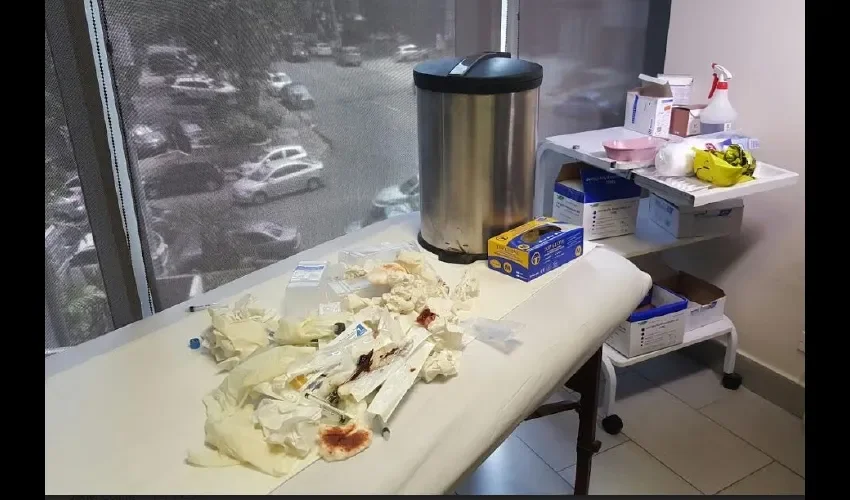    Tenían equipos para extraer muestras de sangre y toda clase de implementos.  Fotos: Cortesía