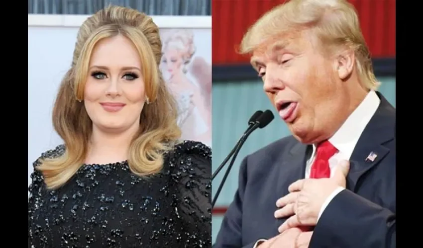 Adele  Y Donald Trump