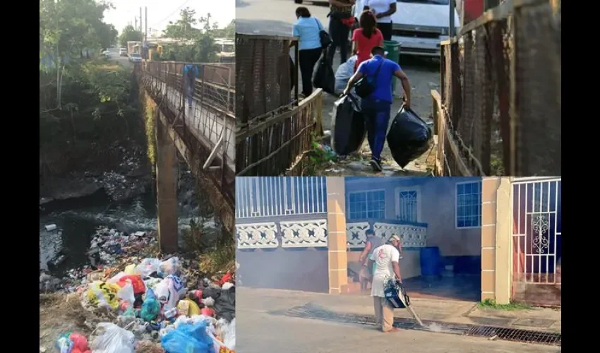 Operativo de limpieza y fumigación en Tocumen y San Miguelito