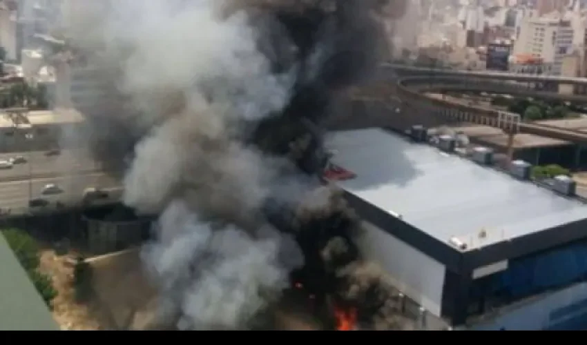 incendio en canal 13 de argentina