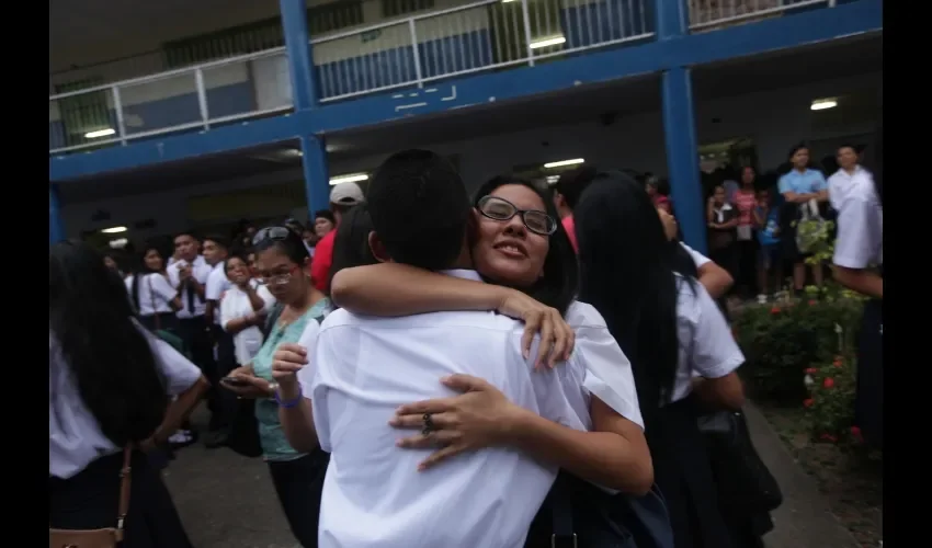 Los reencuentros fueron emotivos.