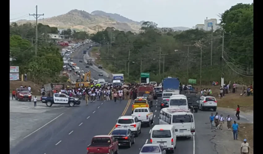 Protesta en Capira 