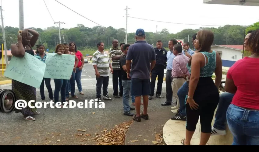 Protesta en Colón  