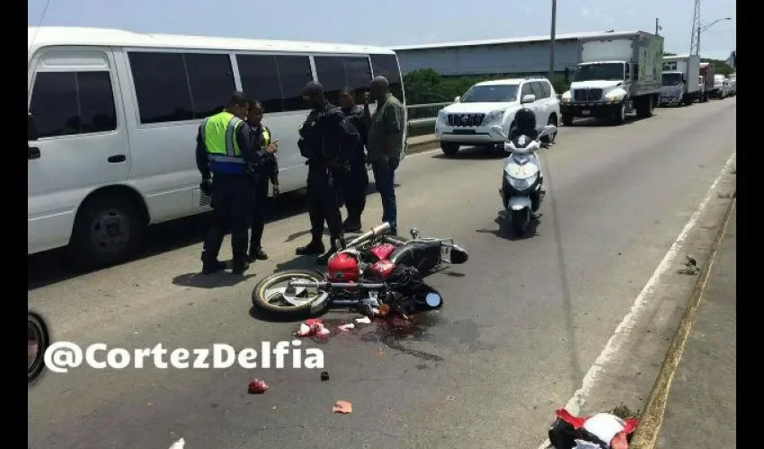 Accidente en Colón 