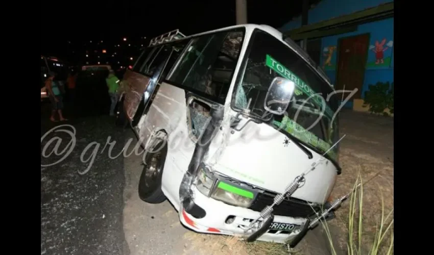 Accidente de tránsito en Torrijos Carter 