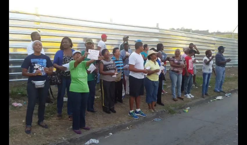 Protesta en Colón 