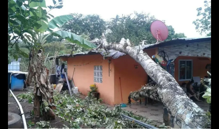 Lluvias en Colón 