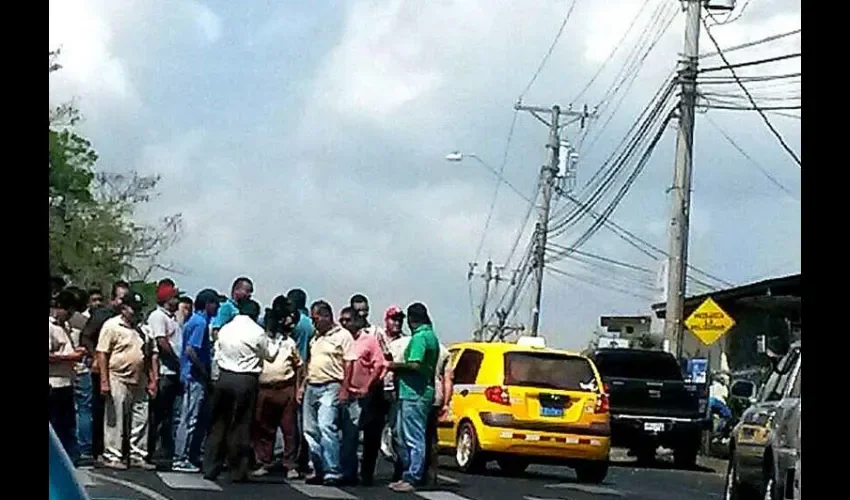 Protesta en La Chorrera