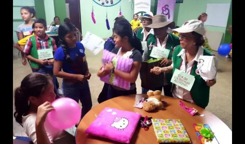 Los jóvenes y niños tuvieron un día inolvidable. Raimundo Rivera
