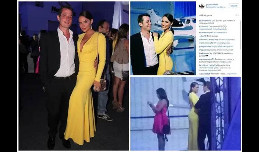 La miss Panamá. 