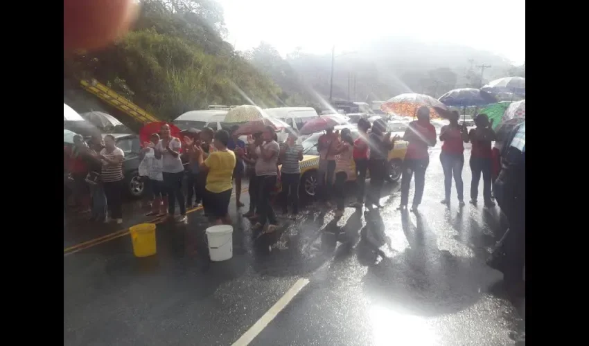 Protesta en Colón 