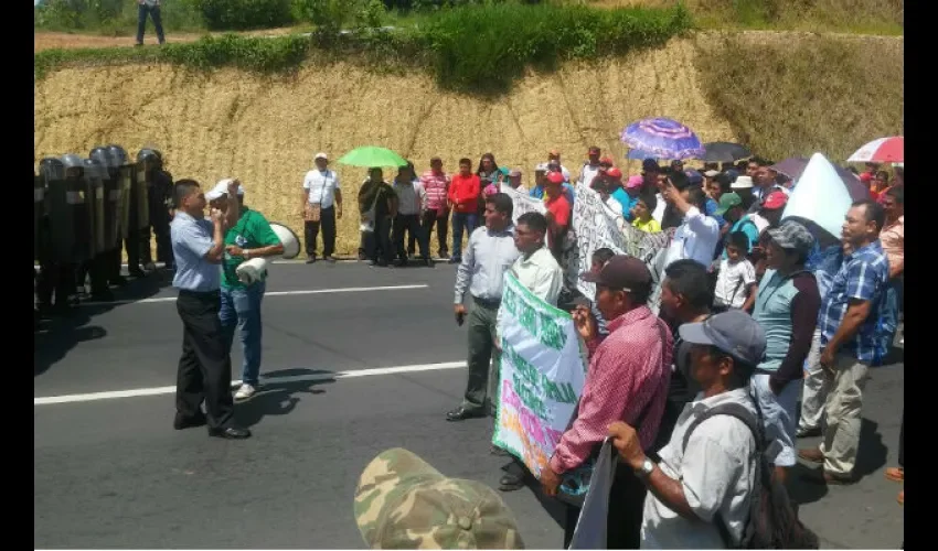 Protestan en el Oriente Chiricano 
