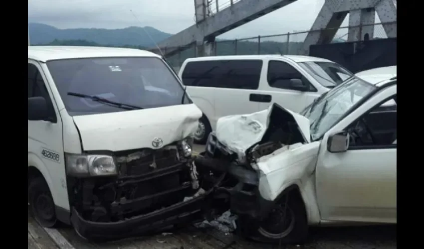 Accidente en el Puente de las Américas 