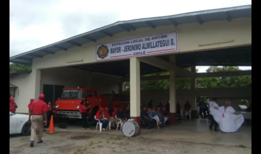 Bomberos en Coclé 