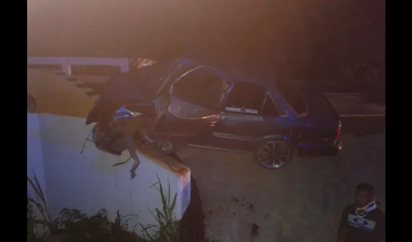 Accidente en  Río Grande de Coclé