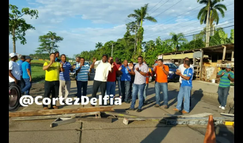 Protesta en Colón 