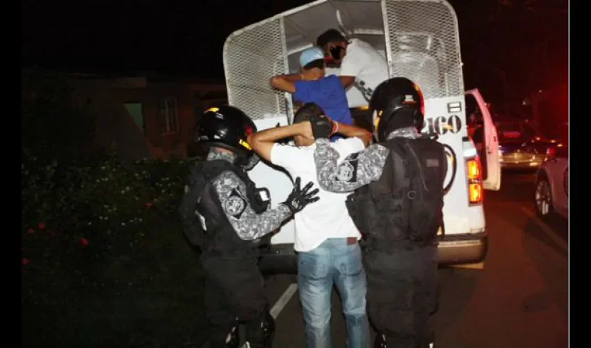 Policia Nacional en Chiriquí 