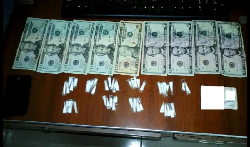 Droga y dinero incautado en Arraiján  