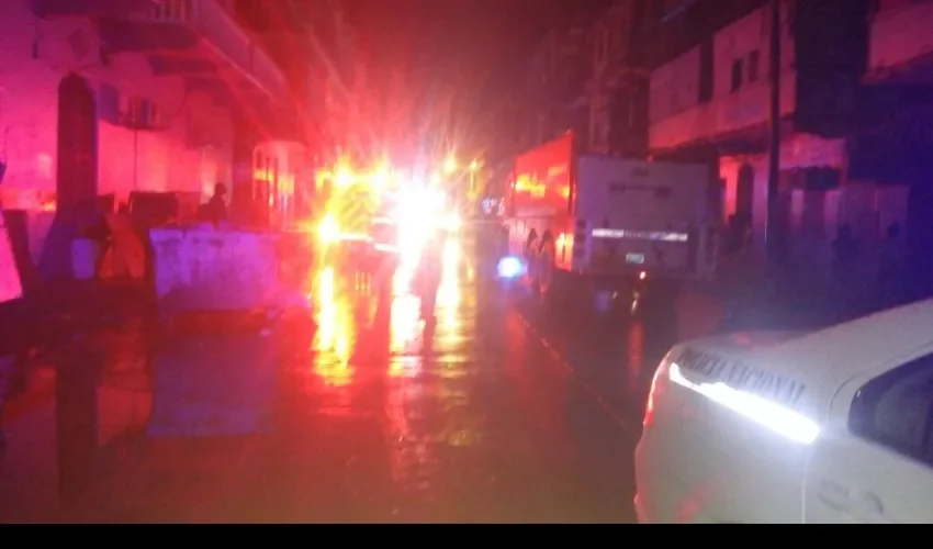 Incendio en Colón 