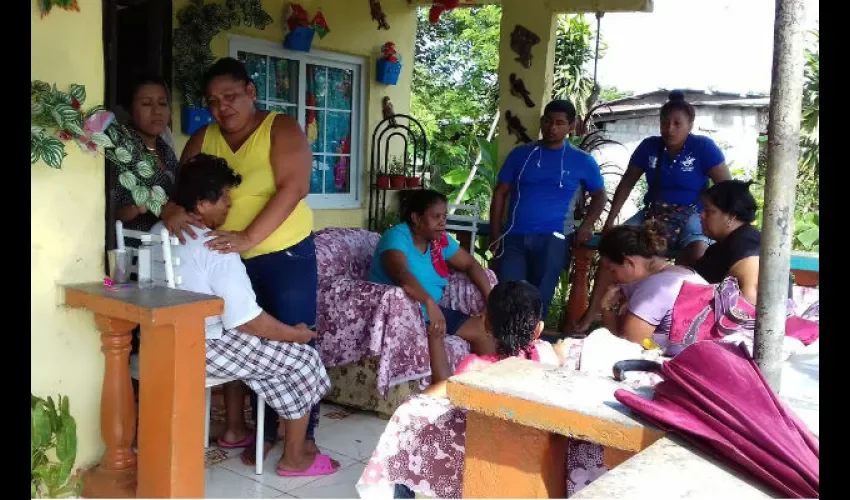 Familiares de Yanellis Cubilla