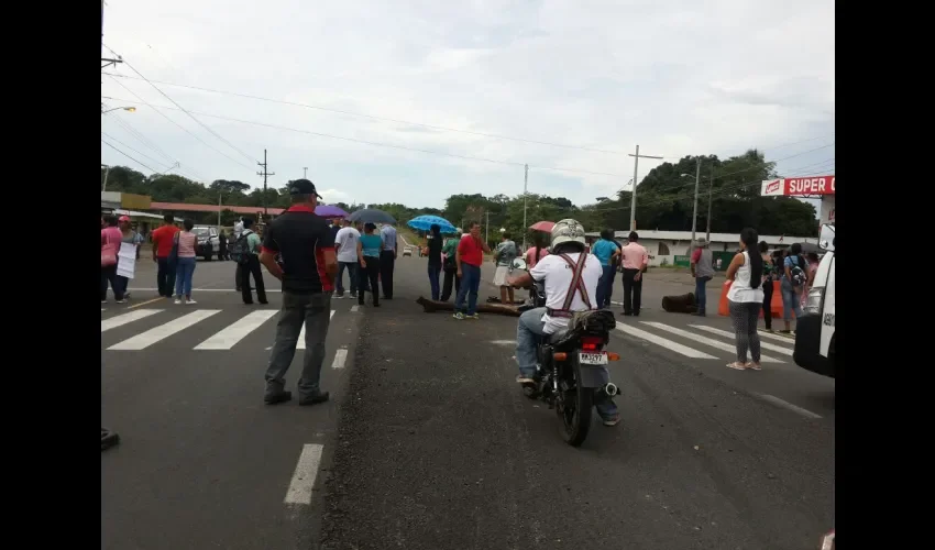 Protesta en San Juan de Chiriquí 