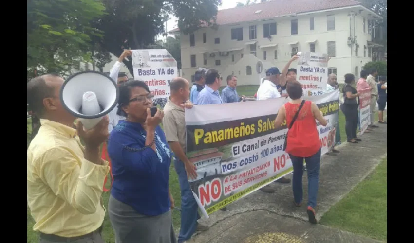 Protesta en la ACP