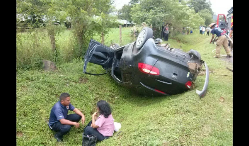 Accidente en la Gallinera de Chepo