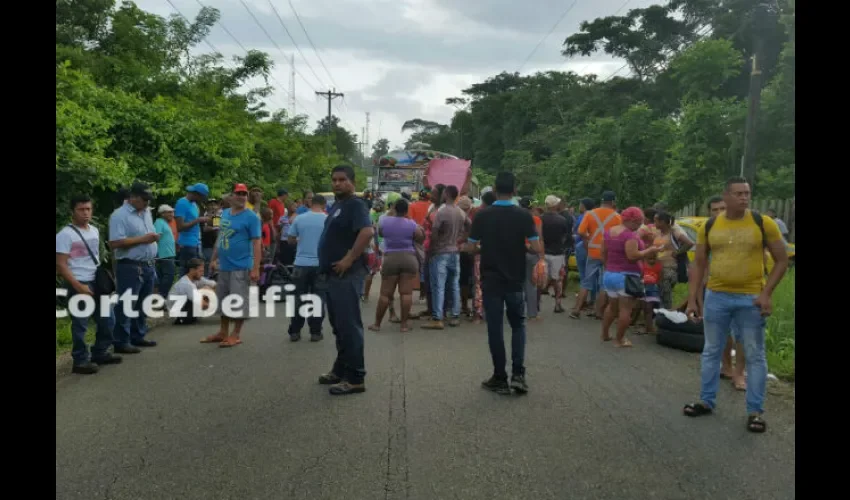 Protesta en Colón 