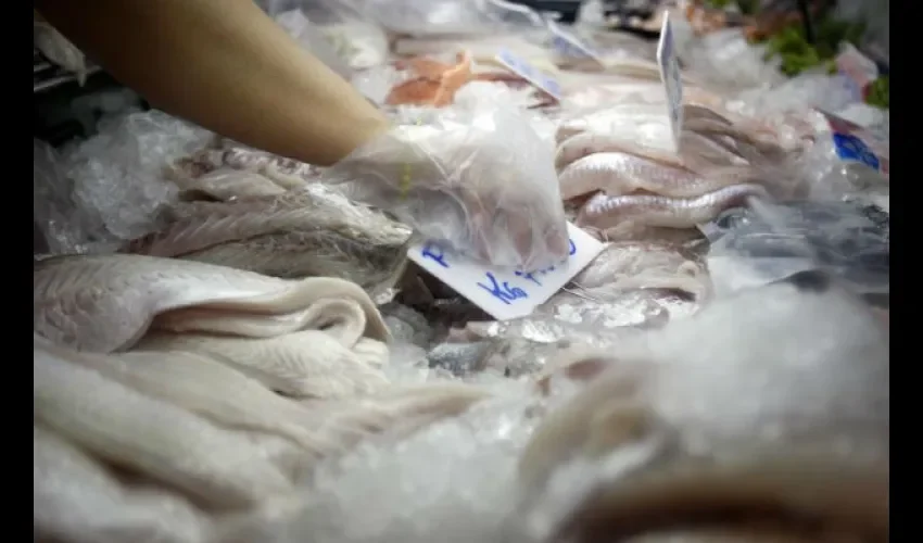 Mariscos con radiación
