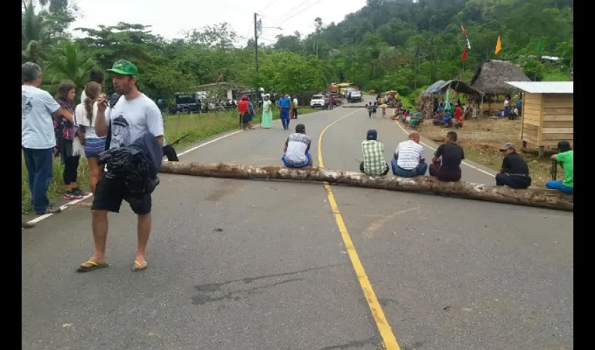 Protesta en Bocas del Toro