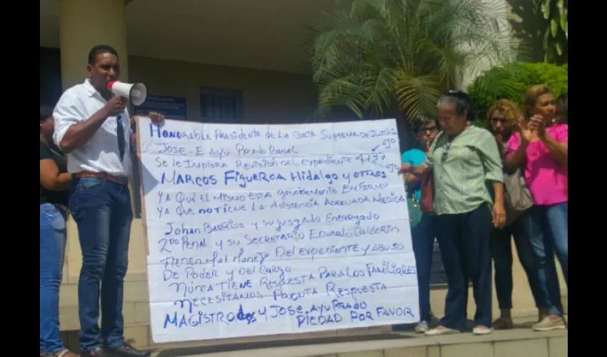 Protesta en la Corte Suprema de Justicia 