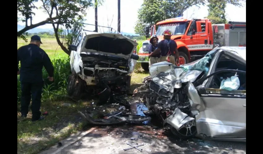 Accidente de tránsito en Chepo