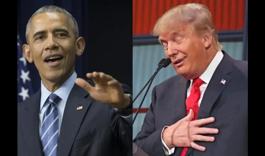 Donald Trump y Barack Obama