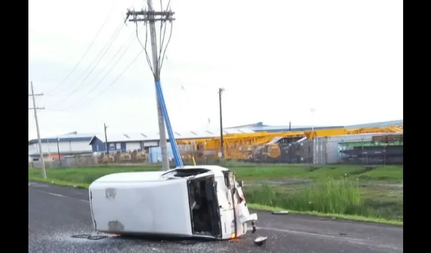 Accidente de tránsito en Colón 