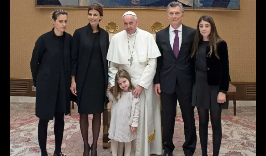 Papa Francisco y  Mauricio Macri