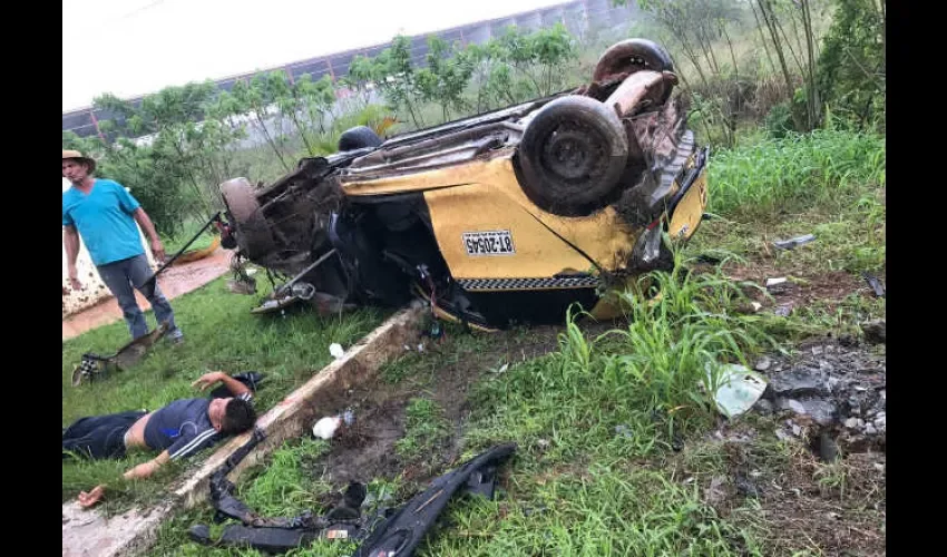Accidente de tránsito en Pacora