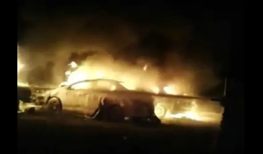 Incendio en un corral en Guacucó, Darién 