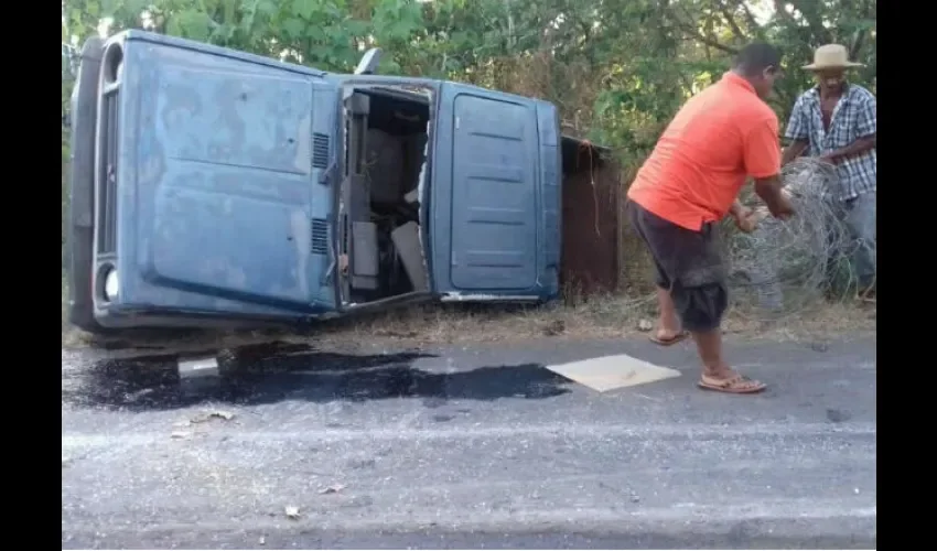 Accidente en Las Trancas de Guararé 