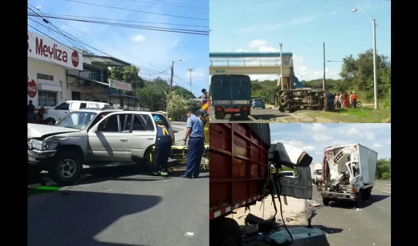 Accidente de tránsito en Chitré, Herrera y Los Santos