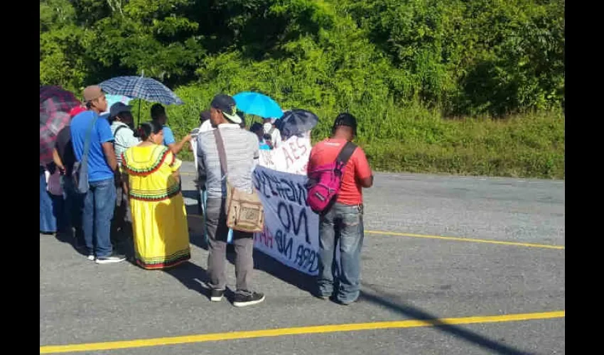 Protesta en Bocas del Toro