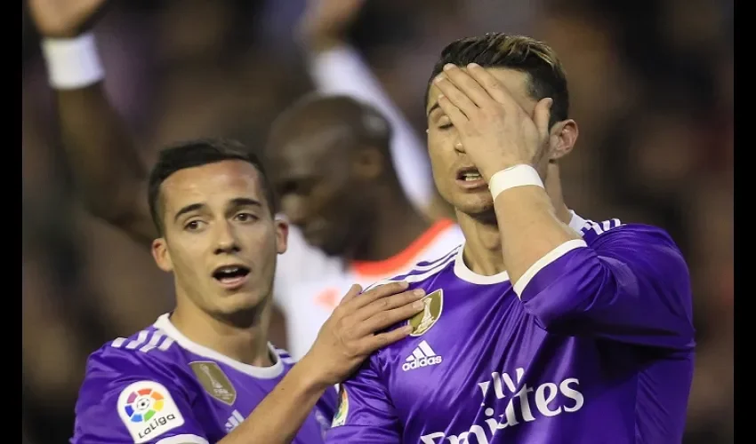 Cristiano decontó por el Madrid. Foto/AP