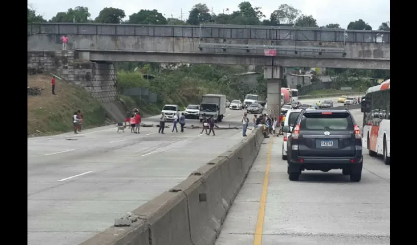 Protesta en el Corredor Norte 