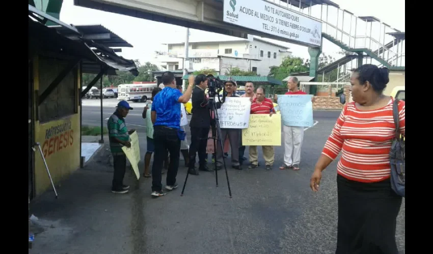 Residentes de Chilibre protestan 